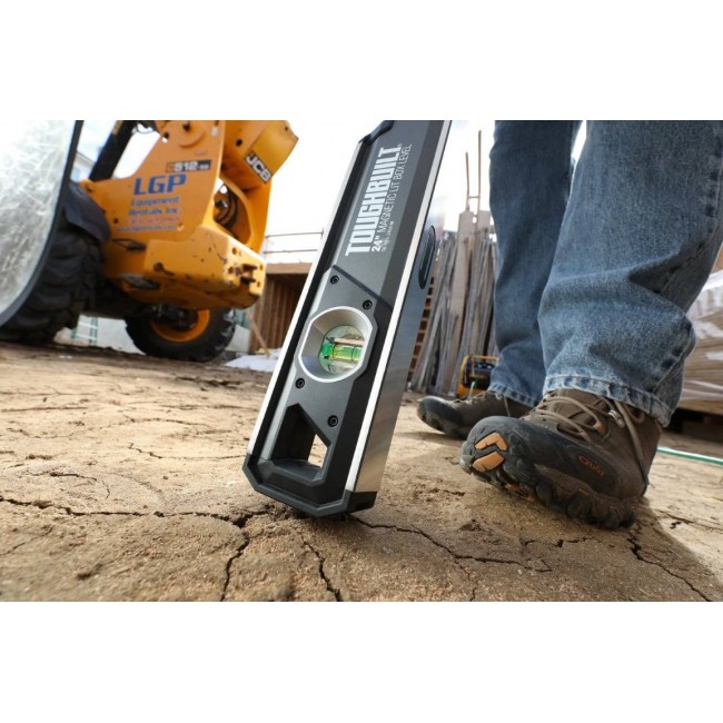 Toughbuilt mágneses vízmérték 120 cm - TB-H2-L-M120LH-M - Vízmérték digitális és alumínium Toughbuilt mágneses vízmérték 120 cm - TB-H2-L-M120LH-M - Vízmérték digitális és alumínium