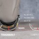 Toughbuilt FoamFit térdvédő - kemény borítással - TB-KP-201R - Térdvédők
